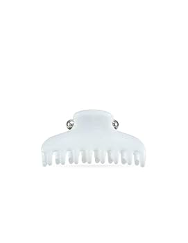 【最終価格】acca ビジュー付きホワイトヘアクリップ　ミディアムサイズ Amazon.co.jp: ヴィーナスクリップ ミニルンゴサイズ/アッカ